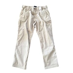 5.11 Tactical Pants Mens 38x32 Tan Stryke Regular Fit 74369 Ripstop Cargo 511